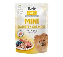 Brit Care Dog Mini Rabbit &amp; Salmon fillets in gravy 85g