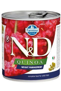 N & D DOG quinoa Ad. Weight Mngmnt Lamb & Brocolli 285g