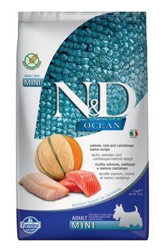 N & D OCEAN DOG Adult Mini Salmon & Cod & Melon 800g