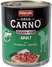 GranCarno konzerva Adult jelenie mäso + jablká 800g