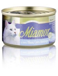 Miamor Cat Filet konzerva tuniak + krevety 100g