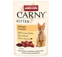 Carny Kitten 85 g hydinový kokteil, kapsička pre mačiatka