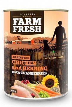 Farm Fresh Dog Chicken & Herring + Cranberries Konzerte 800g