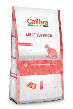 Calibra Cat Grain Free Adult Superior / Chicken & Potato 2kg NEW
