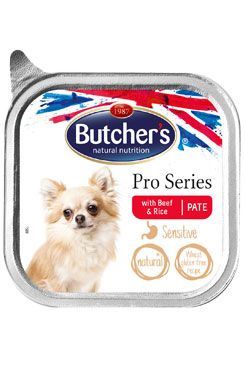 Butcher 's Dog Pro Series s hovädzím Sensitive pate 100g