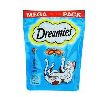 Dreamies mačka pochúťka Mega Pack s lososom 180g