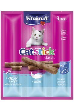 Vitakraft Cat Stick MINI pstruh a losos 18g