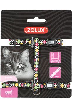 Postroj mačka ARROW nylon čierny Zolux