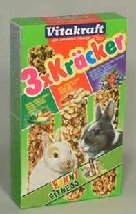 Vitakraft Rodenta králiček Kräcker Kombi 3ks