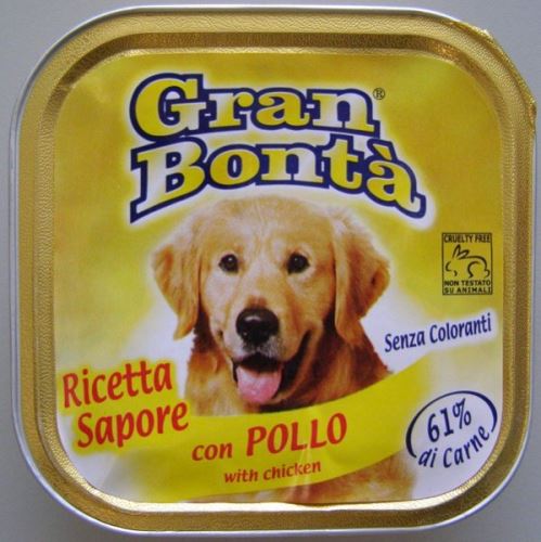 Gran Bonta paštéta s kuracím mäsom pre psov 150g
