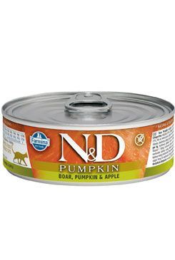 N & D CAT PUMPKIN Adult Boar & Apple 80g