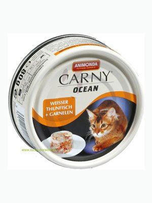 Animonda konzerva CARNY Ocean - tuniak + ráčiky 80g
