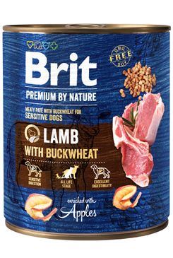 Brit Premium Dog by Nature konz Lamb & Buckwheat 800g