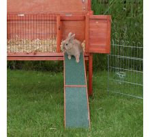 Drevená rampa k rampám, domčekom a králíkárnám 20 x 50 cm