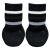 Protišmykové ponožky čierne L-XL, 2 ks pre psov bavlna / lycra