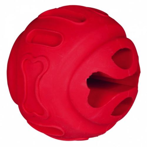 Dog Activity - míč na větší pamlsky s tvarem kost 8 cm