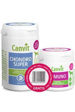 Canvit Chondro Super 230g + Canvit Imunno pre psov 100g