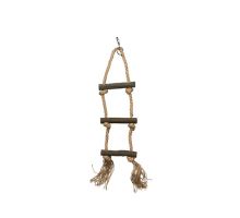Závesný rebrík motúz + 3 drevené priečky 40cm TRIXIE