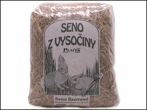 Seno kŕmne lisované