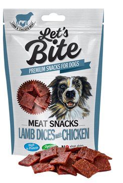 Brit Let 's Bite Meat Snacks Lamb Dices & Chicken 80g