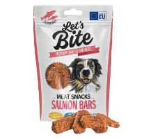 Brit Let&#39;s Bite Meat Snacks Salmon Bars 80g