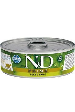 N & D CAT PRIME Adult Boar & Apple 80g
