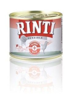 Rinti Dog Sensible konzerva hovädzie + ryža 185g