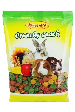 Avicentra farebné chrumky pre hlodavce 200g