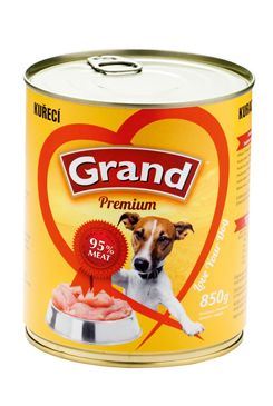 GRAND konz. pes hydinové 850g