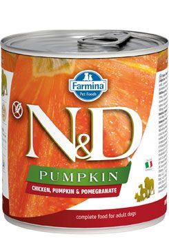 N & D DOG PUMPKIN Adult Chicken & Pomegranate 285g