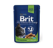 Brit Premium Cat vrecko Chicken Slices for Steril 100g