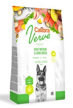 Calibra Dog Verve GF Adult M & L Salmon & Herring 2 balenia 12kg