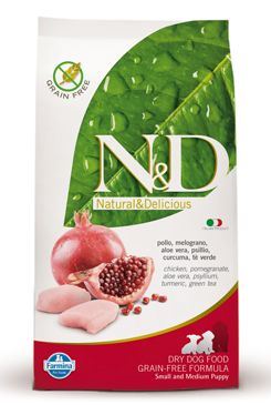 N&D Grain Free DOG Puppy S/M Chicken & Pomegranate 2 balenia 12kg