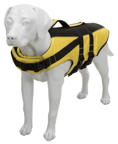 Life Vest plávacie vesta pre psa S 35 cm: 42-66 cm, do 20kg žlto / čierna
