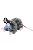 Hračka pes GILDA RAT plyš šedá 44cm Zolux