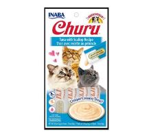 Churu Cat Tuna with Scallop 4x14g