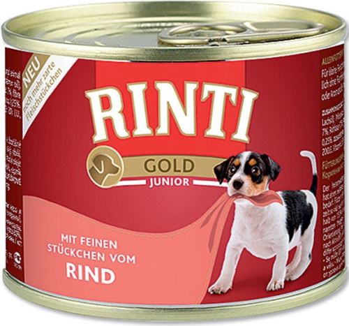 Rinti Dog Gold konzerva hovädzie 185g