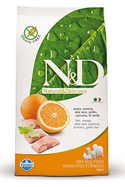 N & D Grain Free DOG Adult Fish & Orange 12kg