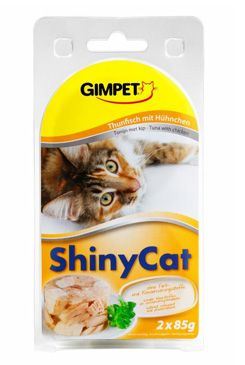 Gimpet mačka konz. ShinyCat tuniak / kurča 2x70g