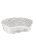 Pelech plast SIESTA DLX 6 biely 70,5x52x23,5cm FP 1ks