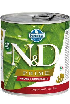 N & D DOG PRIME Adult Chicken & Pomegranate 285g