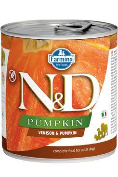 N & D DOG PUMPKIN Adult Venison & Pumpkin 285g