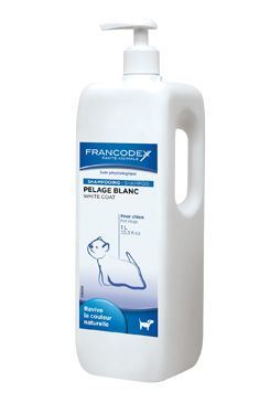 Francodex Šampon bílá srst pes