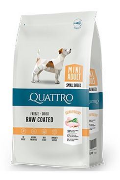 QUATTRO Dog Dry Premium Mini Adult Hydina 7kg