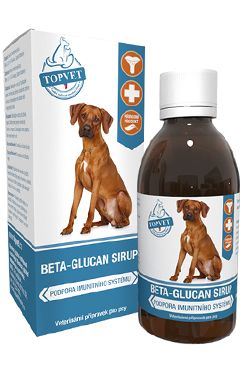 Beta-glukán sirup pre psov TOPVET 200ml