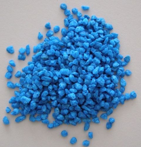 Akvarijné štrk modrý - sáčok 2 l