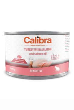 Calibra Cat konz.Sensitive morka a losos 200g