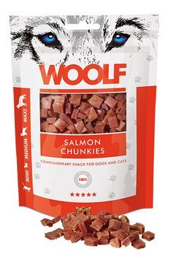 WOOLF pochúťka salmon chunkies 100g