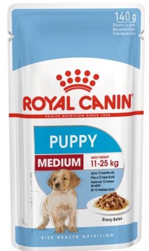 Royal Canin Canine vrecko Medium Puppy 140g
