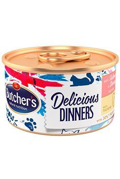 Butcher 's Cat Class.Delic.Dinners losos + kreviet konz85g